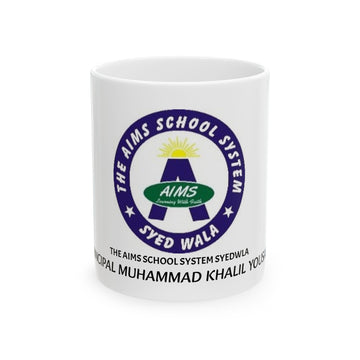 AIMS School System Logo Ceramic Mug – Personalized Teacher & Alumni Gift (11oz, 15oz)