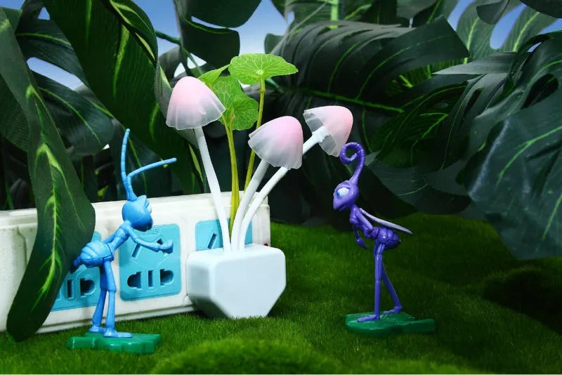 Mushroom Night Light | LED Night Lights | Flower Lamp Bedroom Baby room Lamps For Family, Friend or Kids Gifts (Random colors) - Pack of 1 Rs 224