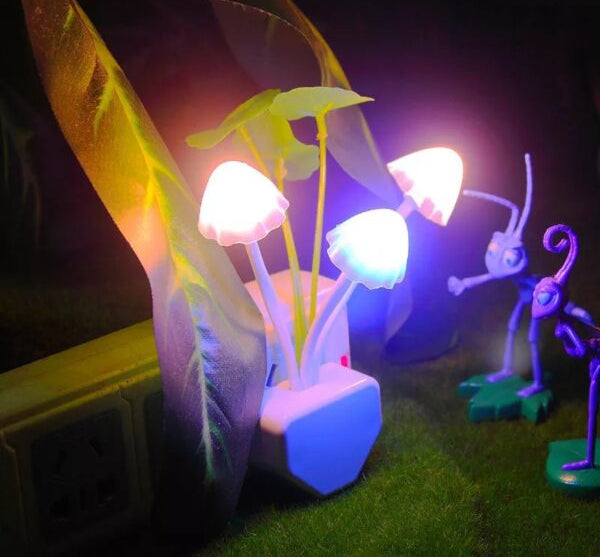 Mushroom Night Light | LED Night Lights | Flower Lamp Bedroom Baby room Lamps For Family, Friend or Kids Gifts (Random colors) - Pack of 1 Rs 224