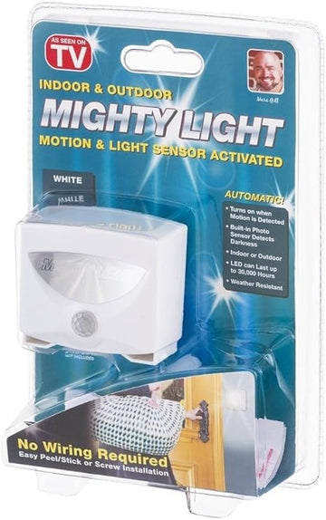 Indoor and Outdoor LED Motion and Light Sensor Activated - Wireless - Battery Powered - Night Light (Imported)