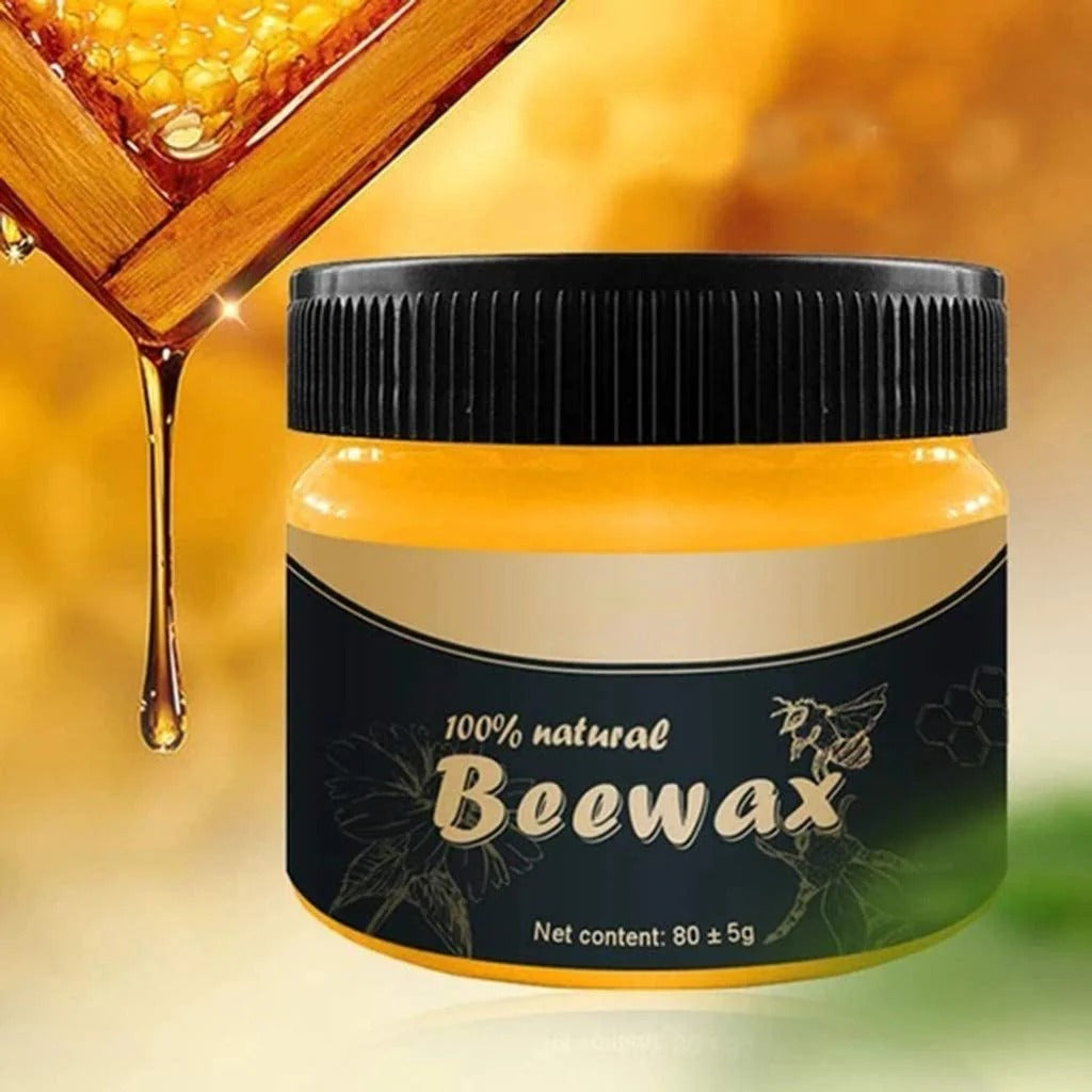 Mintiml Natural Beeswax Wood Polish | Multi‑Purpose Furniture Care | Restores & Protects ~ 80g ~ Pack of 01
