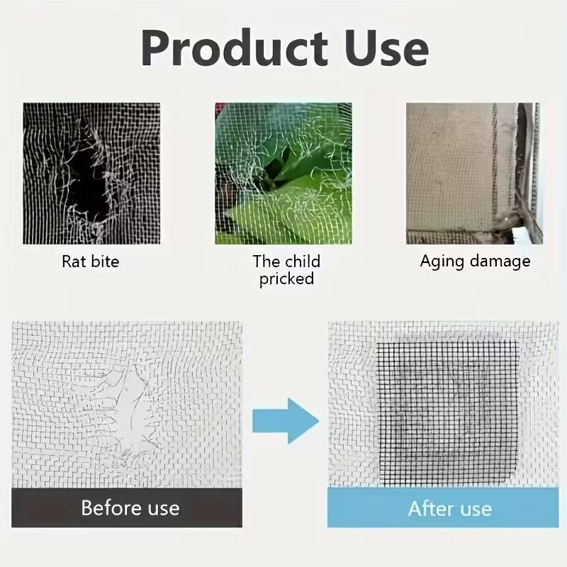 Window Mosquito Net Repair Tape | Self-Adhesive Screen Patch 5cm x 2m