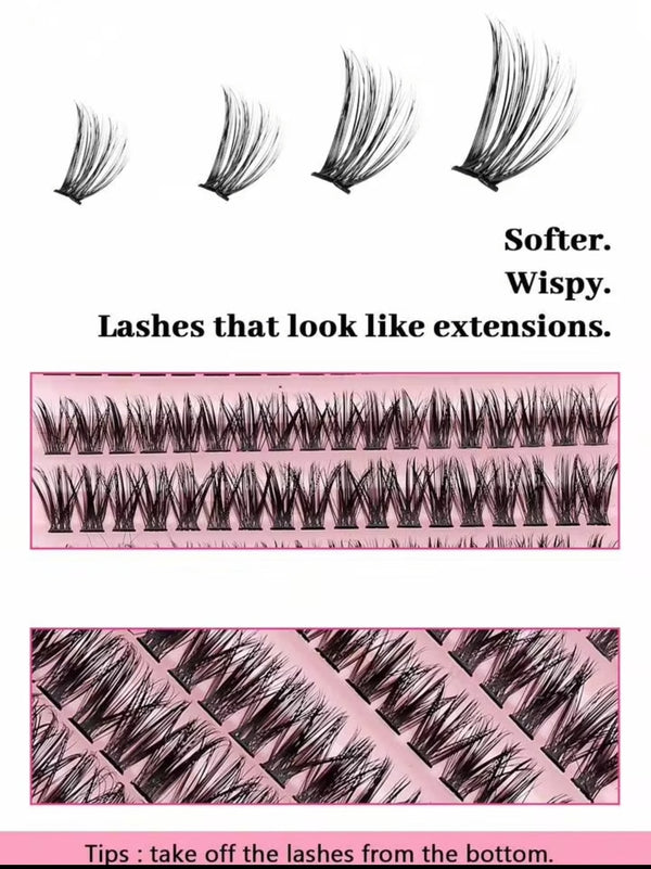 3 In 1 Permanent Eyelash Extension Set Professional Lash Kit | Light